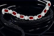 Leah Lab Ruby Bracelet