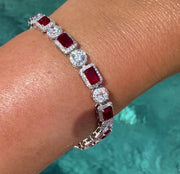 Leah Lab Ruby Bracelet