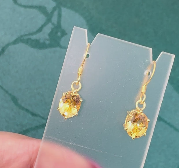 Kathleen Citrine Earrings