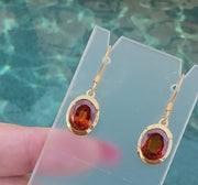 Alondra Garnet Earrings