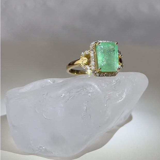 Priscilla Emerald Ring