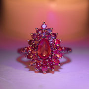 Alessia Ring under UV Light.  Designs By Gisela Clemens 